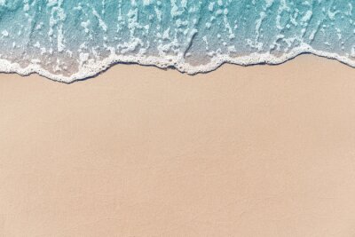 Tableau  Vagues douces sur une plage de sable