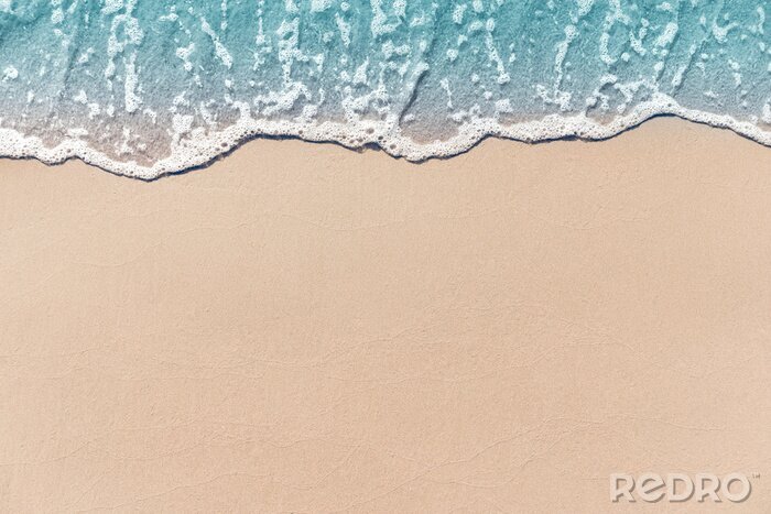 Tableau  Vagues douces sur une plage de sable