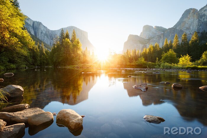 Tableau  Vallée de Yosemite