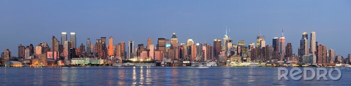 Tableau  Vaste panorama de métropole