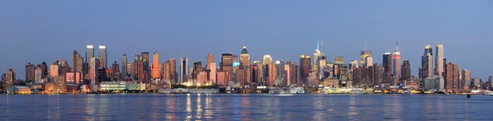 Tableau  Vaste panorama de métropole