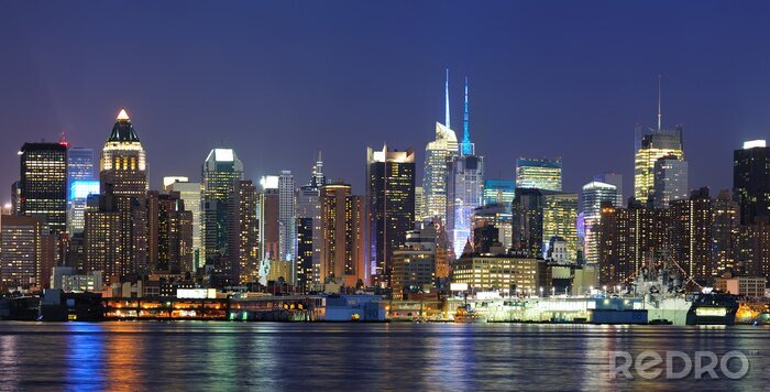 Tableau  Vaste perspective sur New York