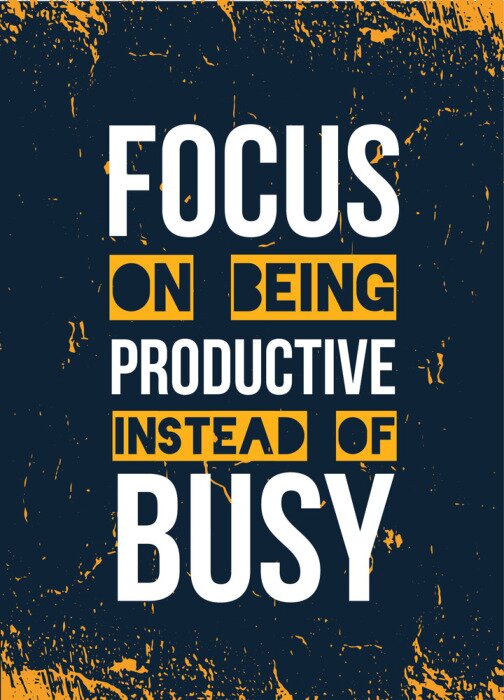 Tableau  Vector focus Quote poster, inspirational motivational quote, goal background for wall, t-shirt design