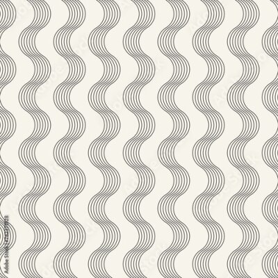 Tableau  Vector seamless pattern. Repeating geometric elements. Stylish monochrome background design.