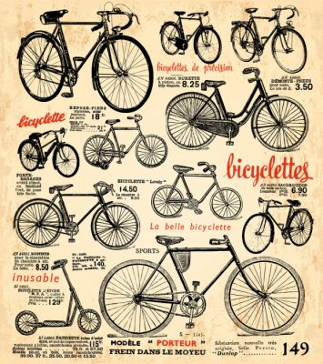 Vélos rétro à travers les années