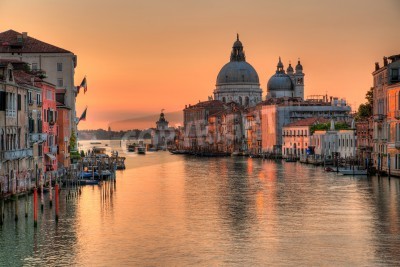 Tableau  Venise après le coucher du soleil