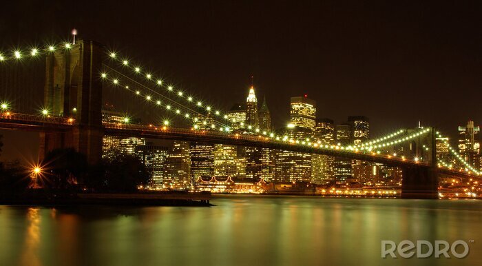 Tableau  Vie nocturne à Manhattan