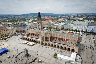 Tableau  Vieille ville à Cracovie panorama de la ville, de la Pologne