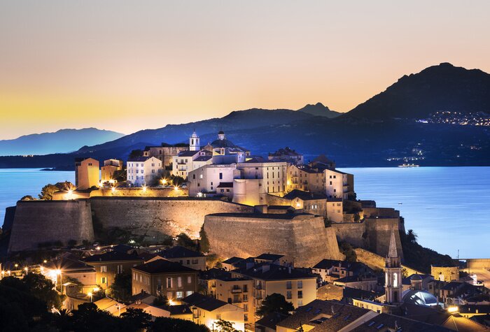 Tableau  Ville de Corse Calvi Citadelle