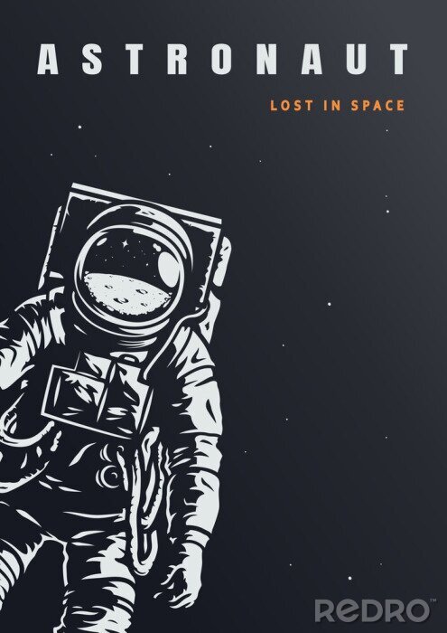 Tableau  Vintage galaxy poster