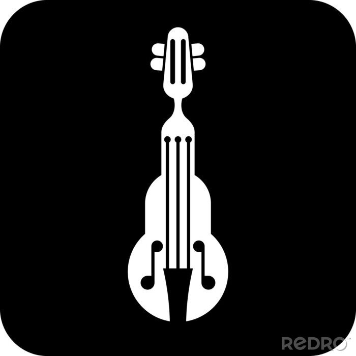 Tableau  Violon vecteur icône