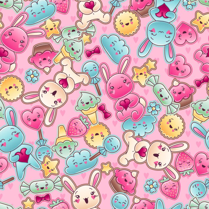 Tableau  Visages mignons Kawaii