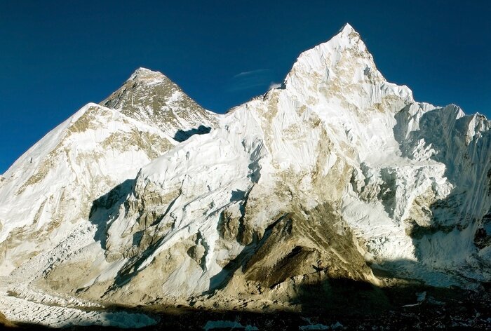 Tableau  voir l'Everest et le Nuptse de Kala Patthar
