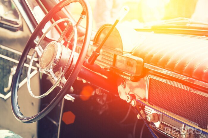 Tableau  voiture d'époque