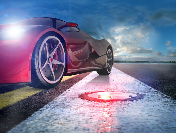 Tableau  Voiture d'un jeu vidéo