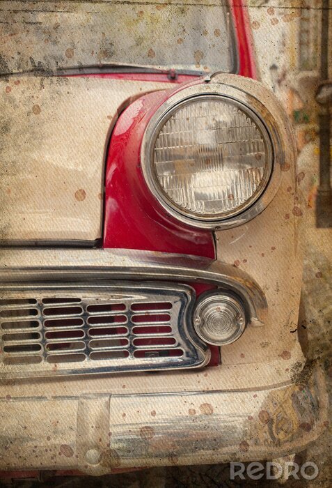 Tableau  voiture rétro