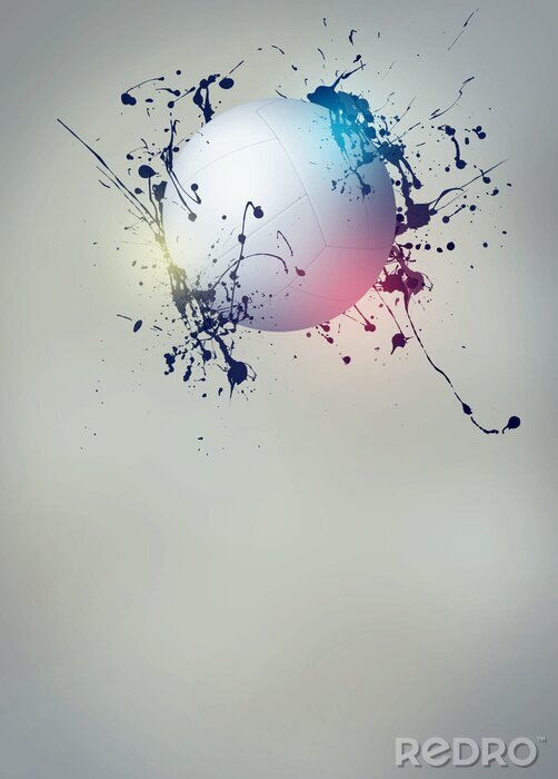 Tableau  Volley-ball fond