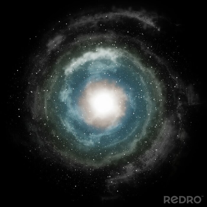 Tableau  Vortex cosmique sur un fond sombre