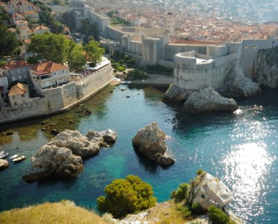 Tableau  Vue aérienne de Dubrovnik