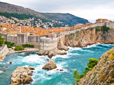 Tableau  Vue de Dubrovnik
