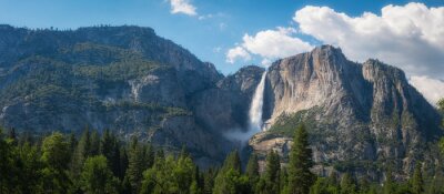 Tableau  Vue de la cascade de Yosemite