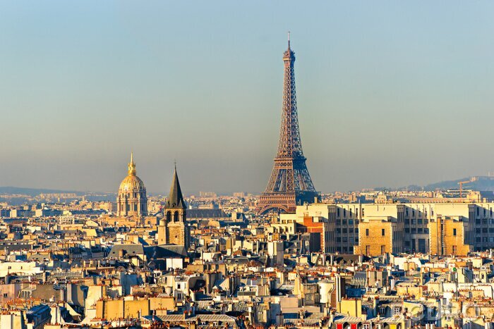 Tableau  Vue de la tour Eiffel, Paris.