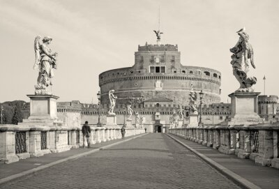 Tableau  Vue en noir et blanc de Rome