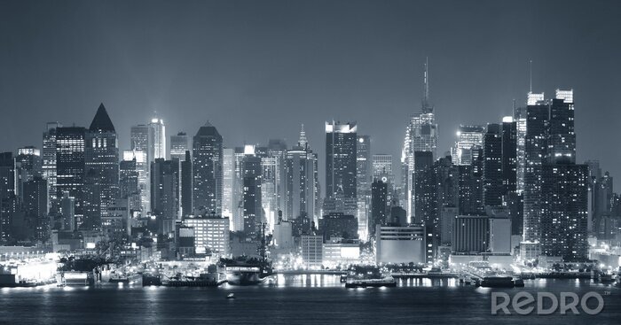Tableau  Vue monochrome sur NY