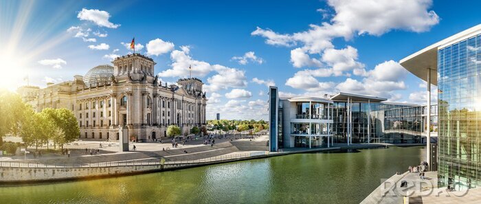 Tableau  Vue panoramique de Berlin