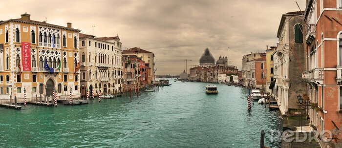 Tableau  Vue panoramique sur la célèbre Grand Canal.