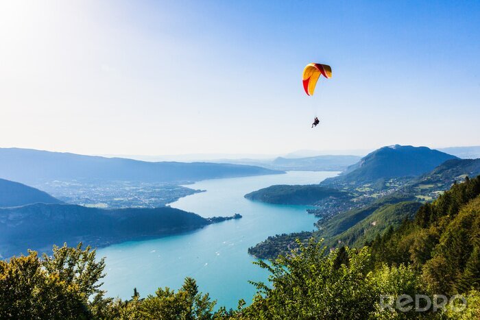 Tableau  Vue sur le lac d'Annecy depuis le Col du Forclaz