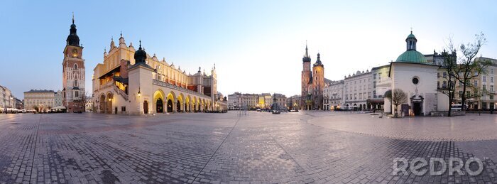 Tableau  Vue sur le panorama de Cracovie