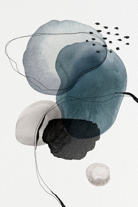 Tableau  Watercolor abstract design