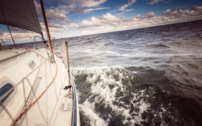 Tableau  Yachting yacht voilier dans la mer Baltique