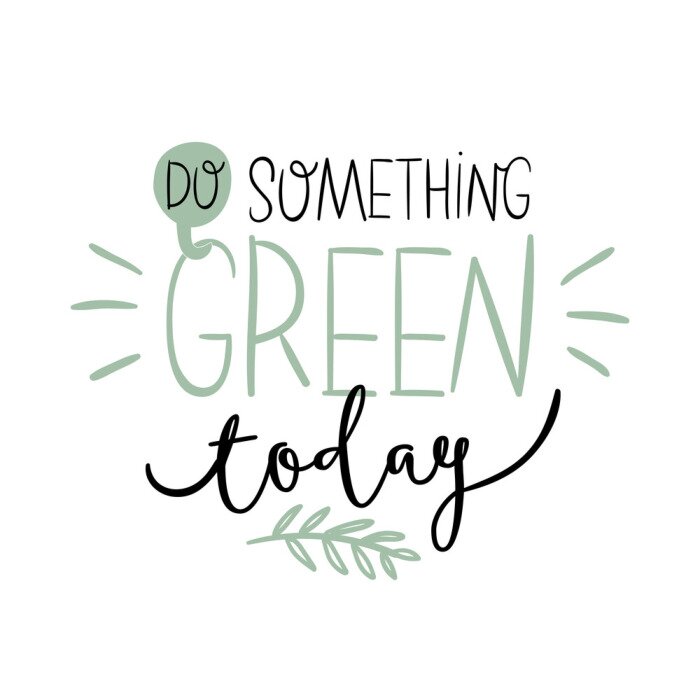 Tableau  Zero waste life quote. Trendy hand drawn cute lettering in scandinavian simple style. Vector. Go green